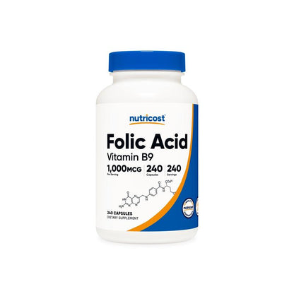 Folic Acid (Vitamin B9) Capsules