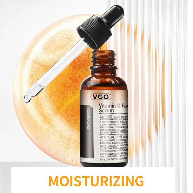 VGO Snail Mucin 92% Moisturizer and Vitamin C Facial Serum Essence30Ml /60Ml  Reduces Facial Fine Lines Hydration and Nourishment for Radiant Skin Hydrating Skin Care Set Moisture Moisturizing Cream Gentle Hyaluronic Comfort Resh Cream Philosophy